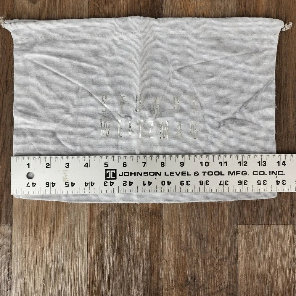 Stuart Weitzman White Dust Bag Shoe Accessory Storage Pouch‎